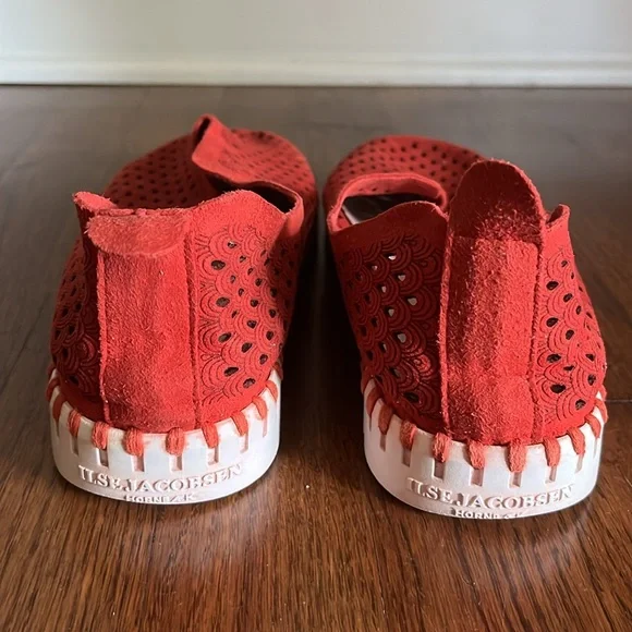 Ilse Jacobsen - Women's Tulip 139 Red Sneakers - Picture 9 of 9